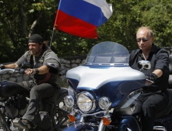 Wadimir Putin na Harleyu